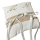 Coussin porte alliances mariage brodé à vos initiales bohème Chic - Villa Farese