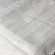 Nappe brodée à vos initiales damassé coton vintage 168x240cm - Villa Farese