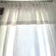 Rideau couture brodé monogramme GY - Villa Farese