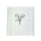 DUO Serviettes de table brodées personnalisées à vos initiales - Villa Farese