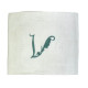 DUO Serviettes de table brodées personnalisées à vos initiales - Villa Farese