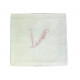 DUO Serviettes de table brodées personnalisées à vos initiales - Villa Farese