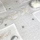 Nappe lin brodée personnalisée à vos initiales - 180x300cm - Villa Farese