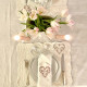 Duo Rond de serviette set de table brodés personnalisés - Villa Farese