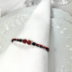 Bracelet bijou de serviette rouge et noir collection Esmaia - Villa Farese