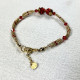 Bracelet bijou de serviette rouge et or collection Esmaia - Villa Farese