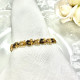 Bracelet bijou de serviette topaze dorée collection Dolce - Villa Farese