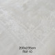 Nappe vintage brodée personnalisée à vos initiales damassé lin soie 200x235cm - Villa Farese