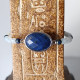 Bracelet avec breloque sertie d'un lapis lazuli - Villa Farese