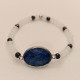 Bracelet avec breloque sertie d'un lapis lazuli - Villa Farese