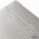 Nappe brodée à vos initiales damassé lin/soie vintage 155x225cm - Villa Farese