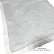 Nappe brodée à vos initiales damassé lin vintage 150x290cm - Villa Farese