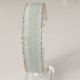 Bracelet fantaisie perles cristal Half Tila miyuki vert céladon - Villa Farese