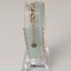 Bracelet fantaisie perles cristal Half Tila miyuki vert céladon - Villa Farese