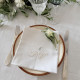 Serviette brodée personnalisée Rameau d'olivier - Villa Farese