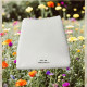 Nappe brodée personnalisée à vos initiales damassé coton vintage 155x230cm - Villa Farese