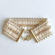 Bracelet manchette fantaisie Perles Tila et rocaille en verre de marque Miyuki - Villa Farese
