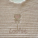 Bavette brodée au prénom de l'enfant en nid d'abeille collection sucette - Villa Farese