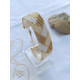 Bracelet manchette 3 couleurs - Perles en verre de marque Miyuki - Villa Farese