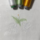 Serviette de table brodée – Lys Calla personnalisée à votre intiale - Villa Farese