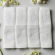 Six Serviettes brodées personnalisées avec vos intiales Monogramme entrelacé Venezia - Villa Farese