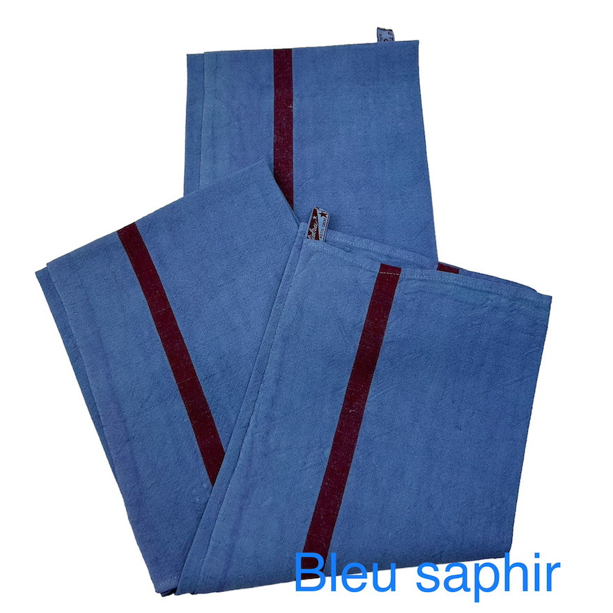 Torchon bleu saphir